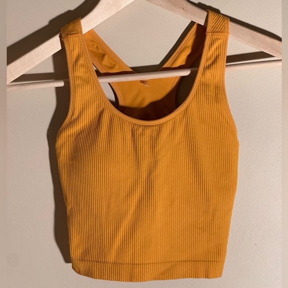 CALIA by Carrie Underwood Tops - CALIA by Carrie Underwood Golden Ribbed Tank Top